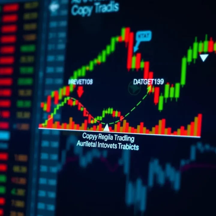 Diagram illustrating automatic replication of trading strategies between investors
