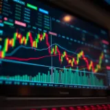 Graph showing price movement prediction in binary options trading