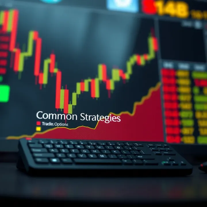 Graph illustrating common strategies and risk management in binary options