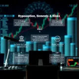 Diagram illustrating key components and risks of binary options trading