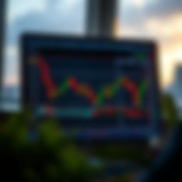 Japanese candlestick chart showing various bullish and bearish patterns used in market analysis