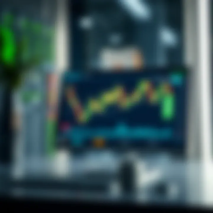 Virtual trading platform showing binary options demo account interface