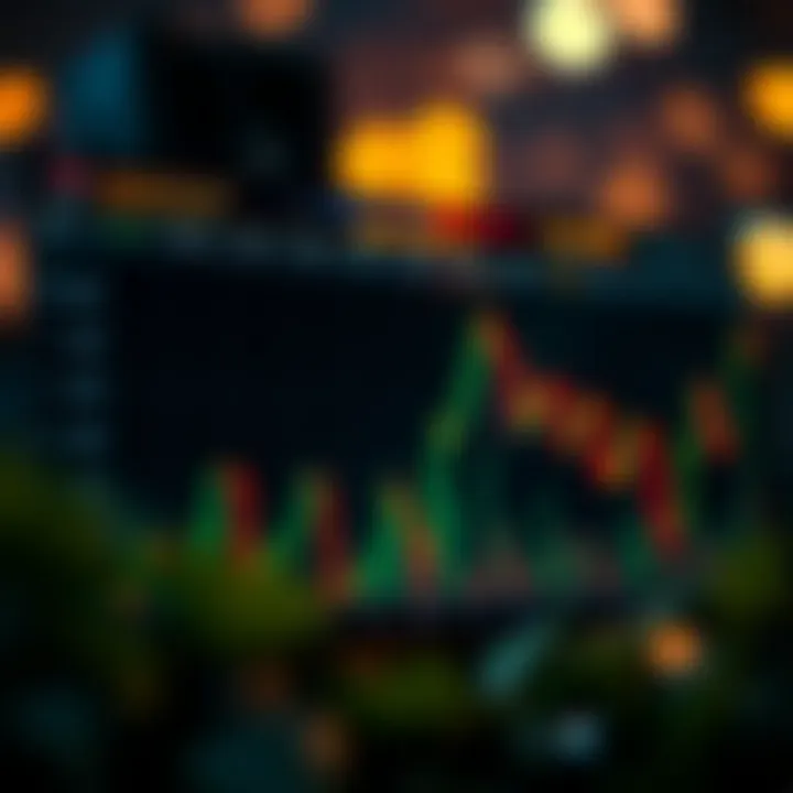 Graph showing investment performance trends in Colombia through copy trading platforms