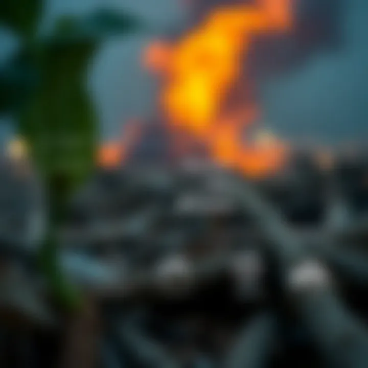 Diagram illustrating the key stages of disaster risk management including prevention, preparedness, response, and recovery