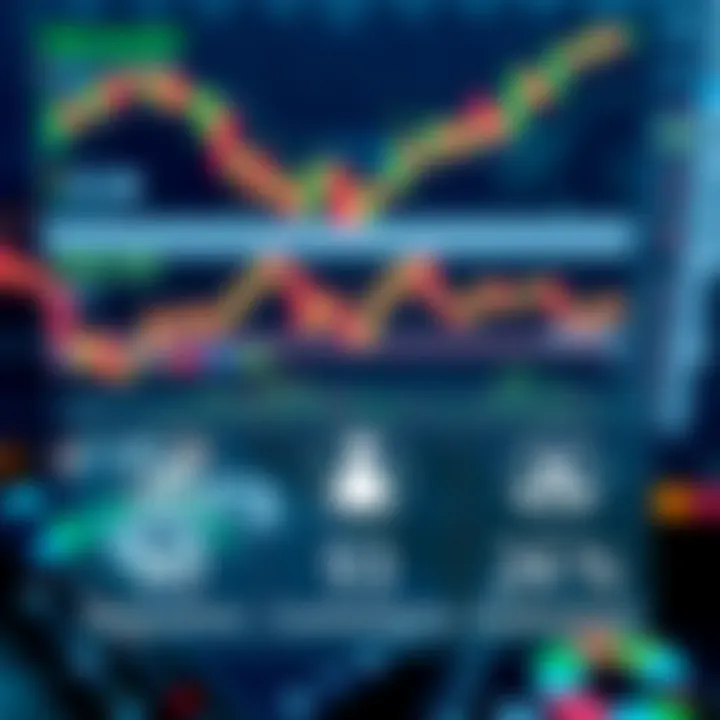 Conceptual graphic showing regulatory compliance, commission rates, and customer support icons for Forex brokers