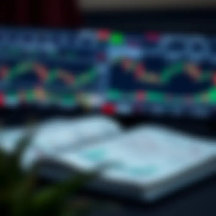 Open PDF document displaying Forex market charts and trading strategies