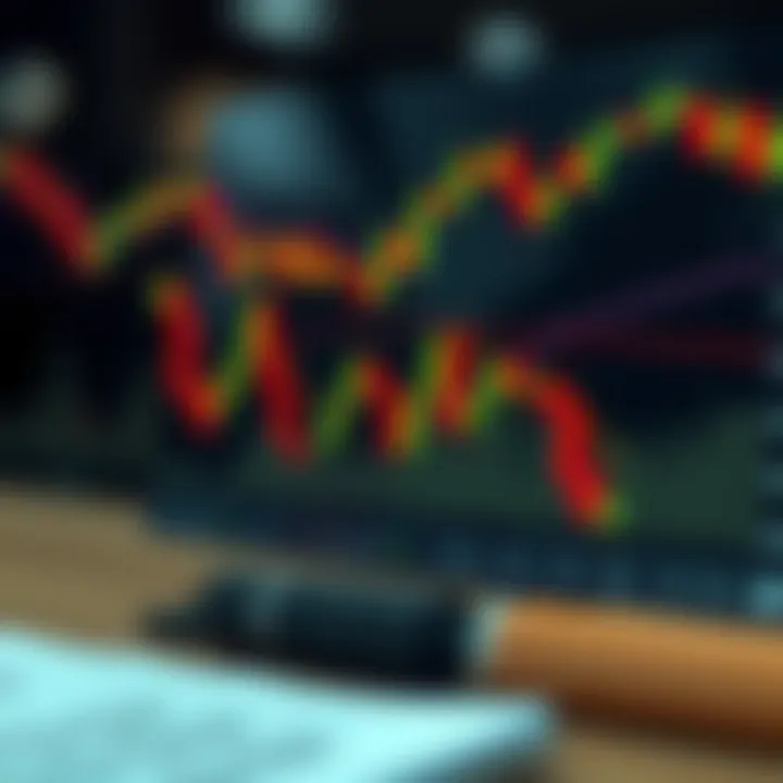Diagram illustrating bearish Japanese candlestick patterns used for forecasting market declines