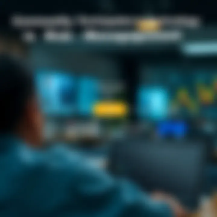 Diagram illustrating community engagement and technology integration in risk management strategies