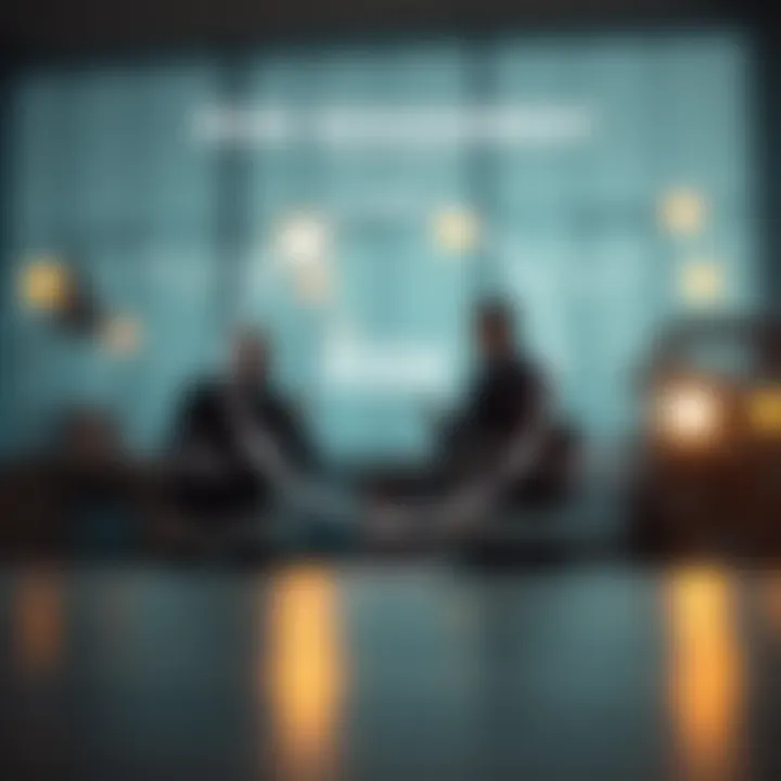 Diagram illustrating the key elements of risk management including identification, evaluation, and mitigation