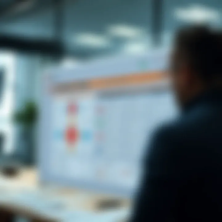 Business model canvas displaying key components of a structured business plan