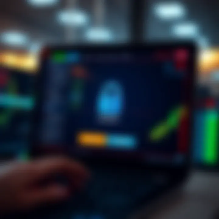 Secure login screen emphasizing safety and user experience in trading