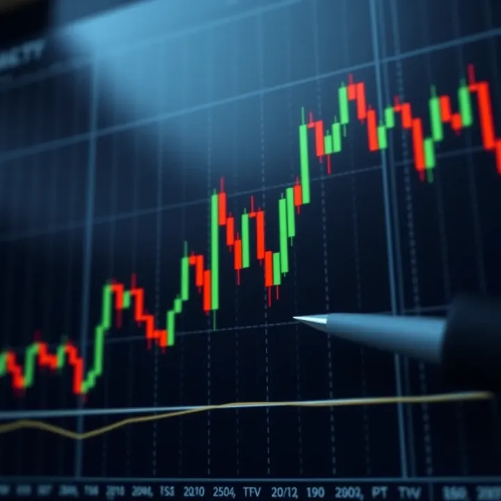 Chart showing common candlestick patterns useful for synthetic indices trading
