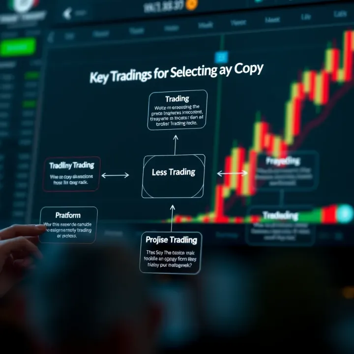 Diagram highlighting key factors to consider when choosing a free copy trading platform