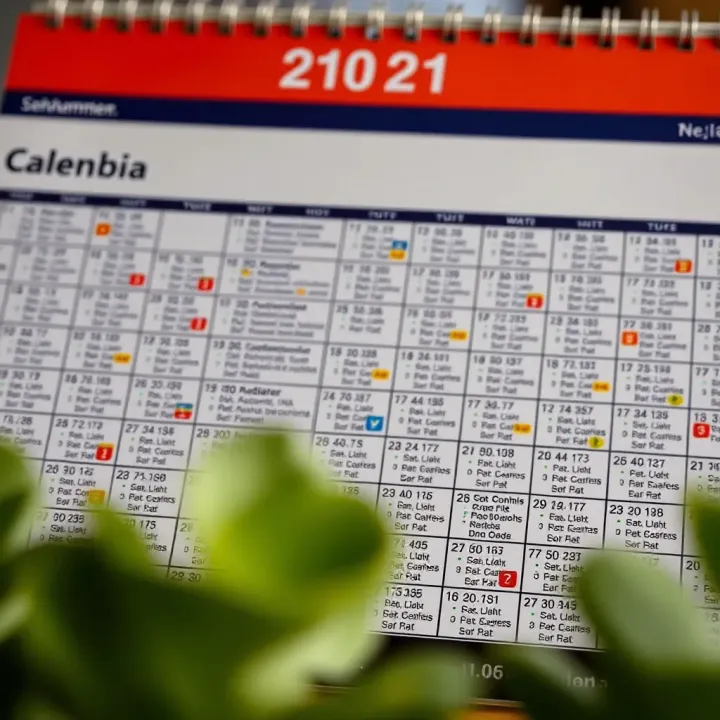 Important Economic Events Impacting Colombia's Financial Markets Calendar highlighting important economic events affecting Colombia's markets