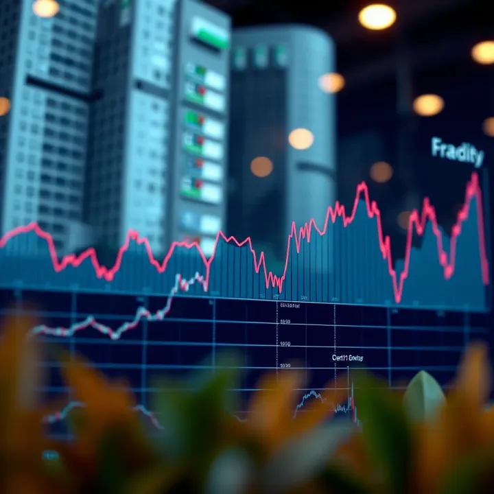 Graph showing key economic indicators and their trends in Colombia