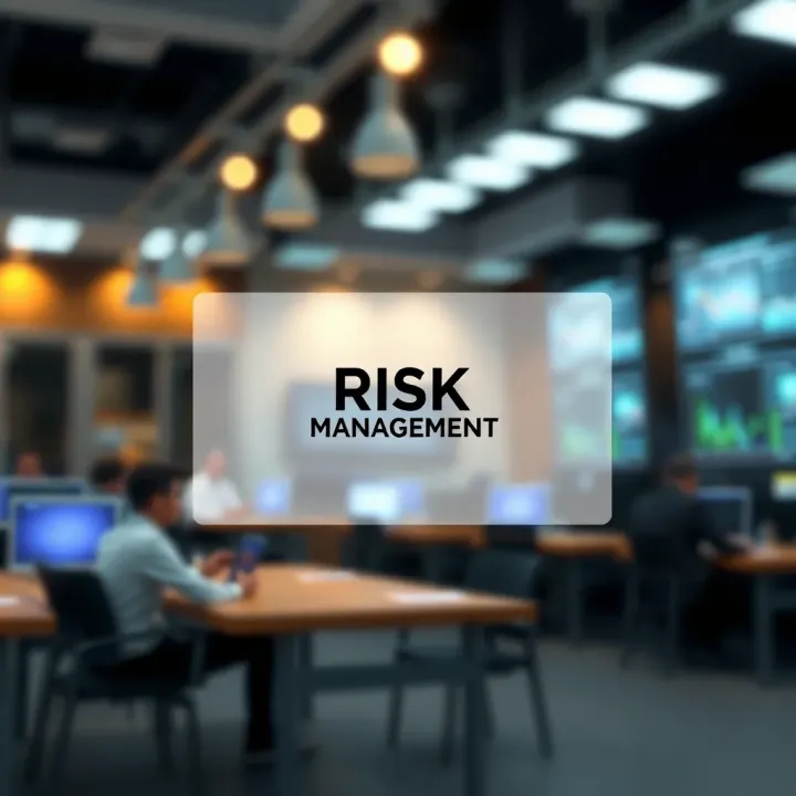 Diagram showing the key concepts and types of risk management