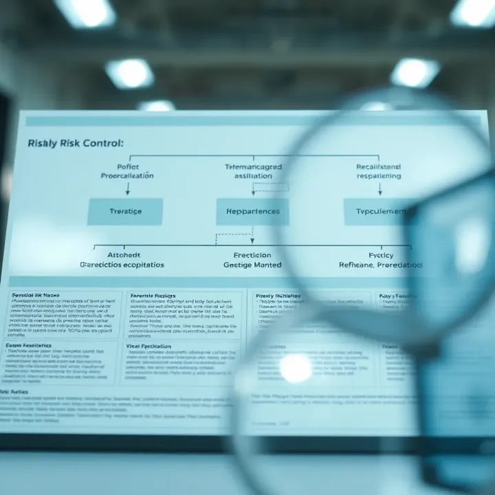 Flowchart illustrating practical methods and tools for effective risk control