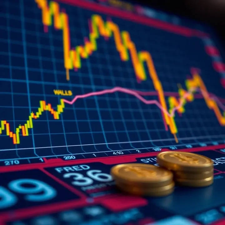 Chart highlighting risk management strategies and pattern recognition in gold market investment