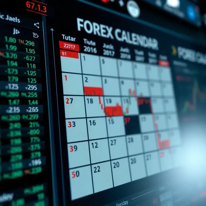 Forex Economic Calendar with Important Market Events Economic calendar displaying key Forex market events and data releases