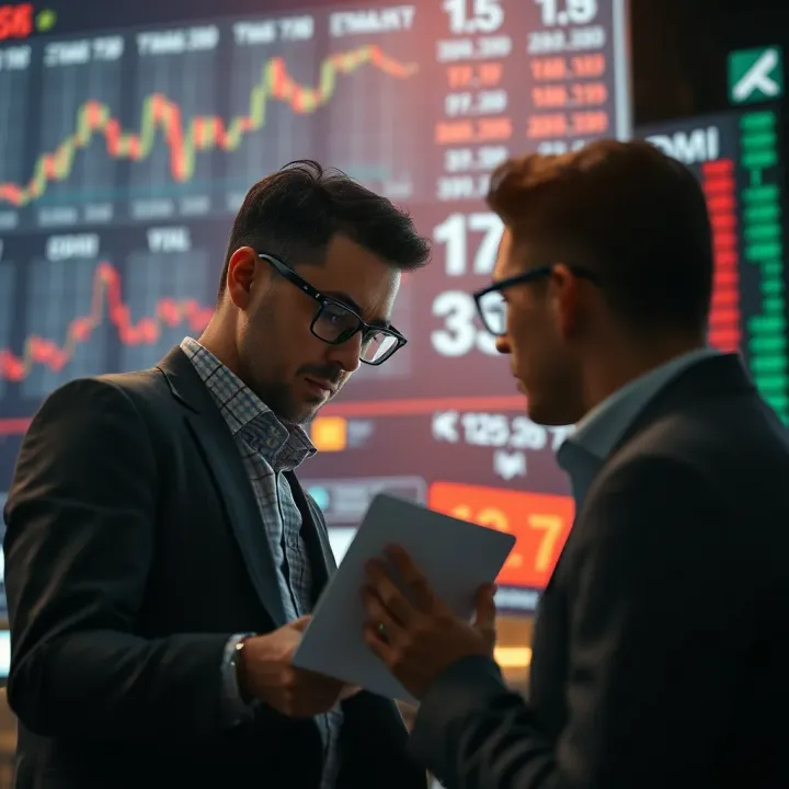 Analyzing Market Trends Influenced by Economic Data Investors analyzing market trends influenced by economic data releases
