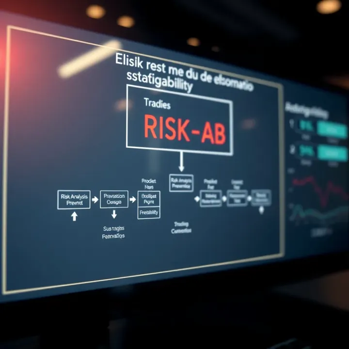 Flowchart showing risk analysis, prevention, and decision-making for organizational sustainability