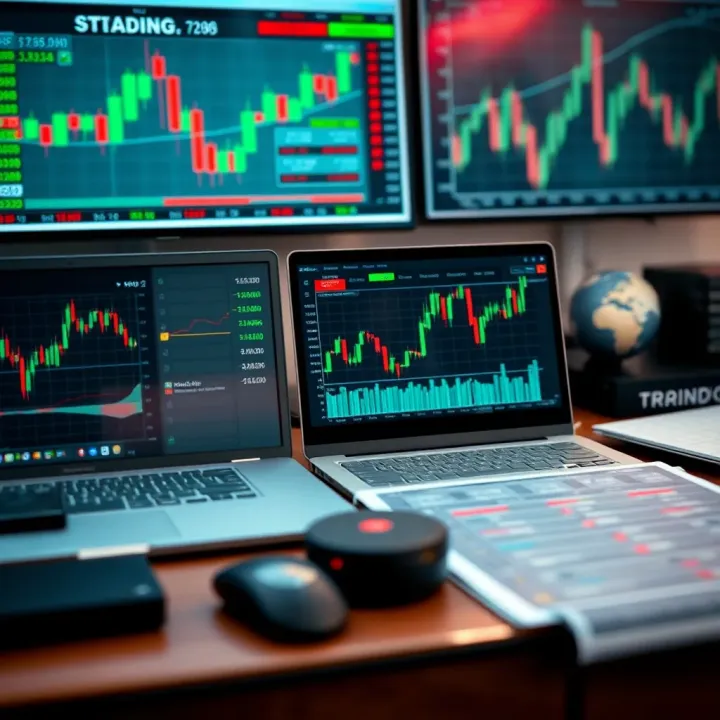Essential Tools and Techniques for Swing Trading Collection of financial tools and charts used for swing trading analysis