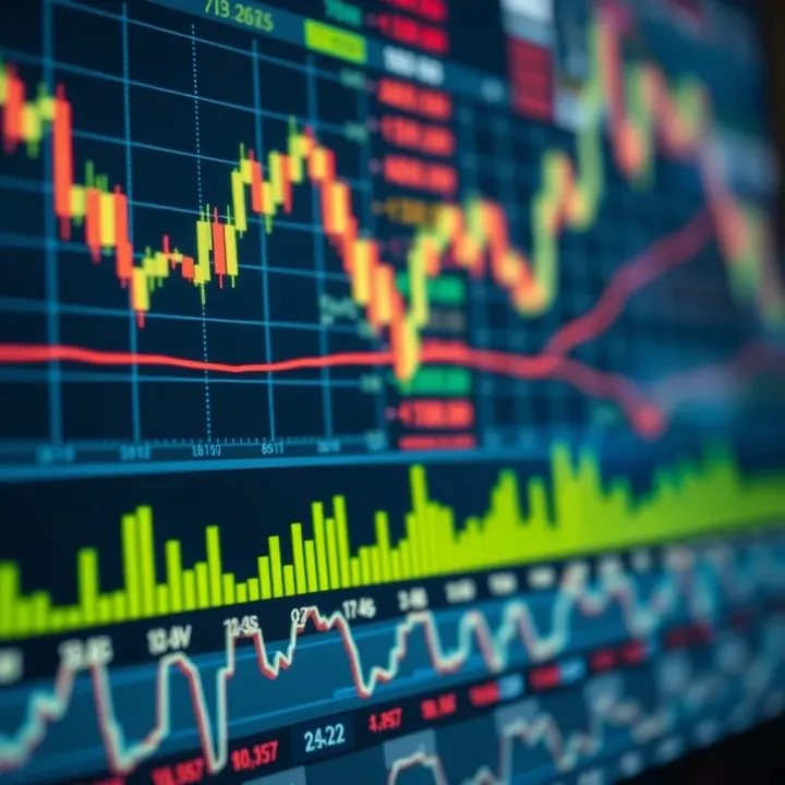 Key Tools and Strategies in Technical Analysis for Market Evaluation Illustration of common technical analysis tools including trend lines, moving averages, and momentum indicators