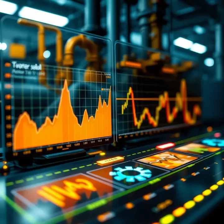 Technology-Driven Approaches to Risk Analysis Technology interface displaying real-time risk analysis with graphical overlays in various industrial settings