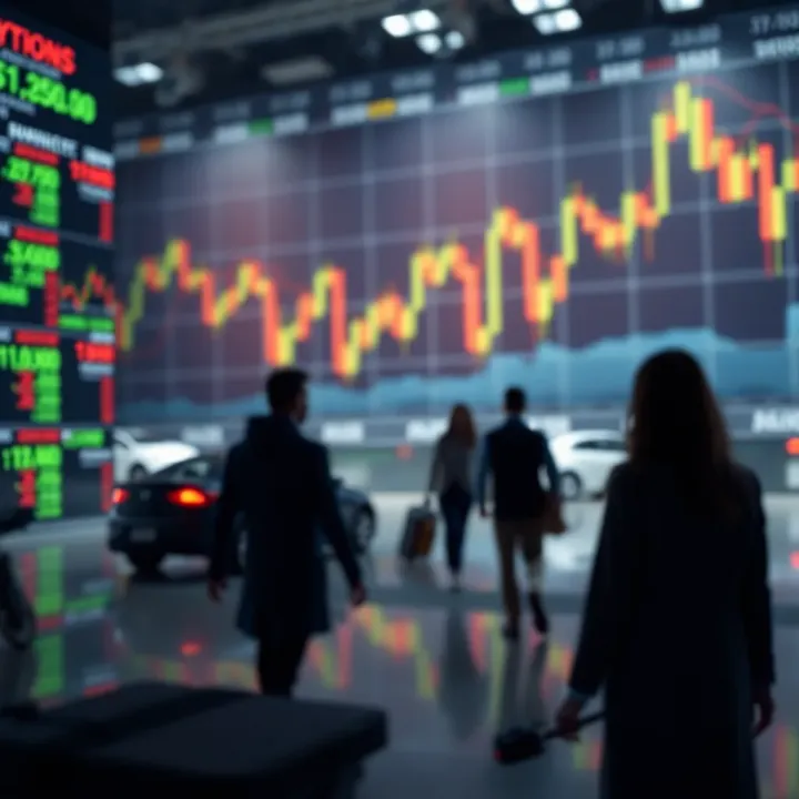 Conceptual illustration of strategies and capital protection in financial trading